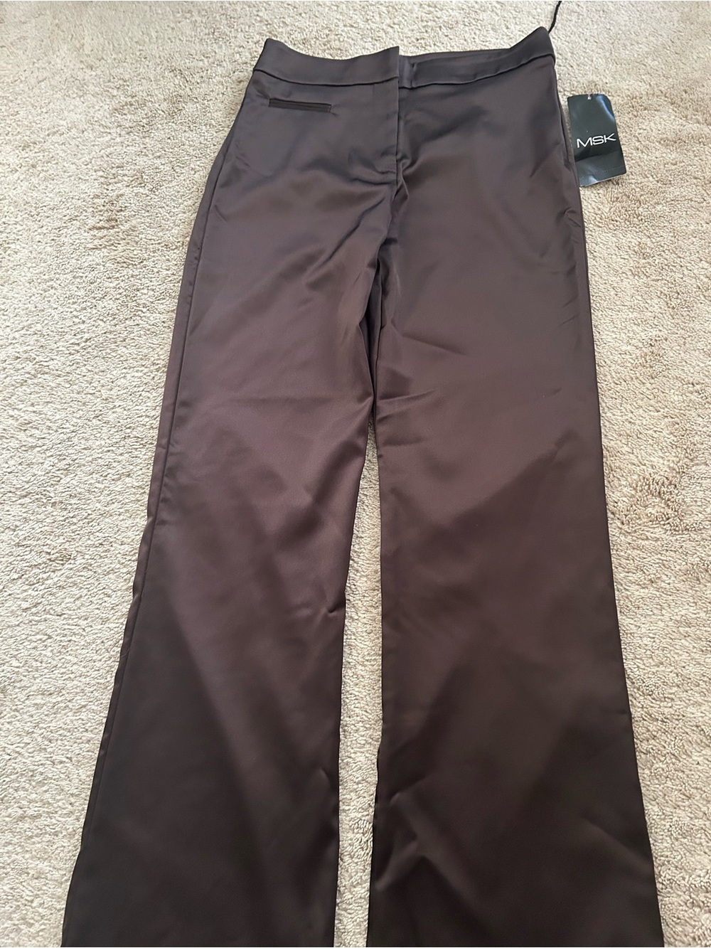 MSK women’s Brown Dress Pants - Straight Leg